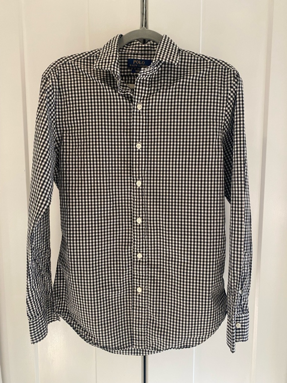 Polo by Ralph Lauren Black & White Gingham Button-Down Shirt